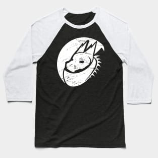 Distressed Fantasy Dragon Icon Baseball T-Shirt